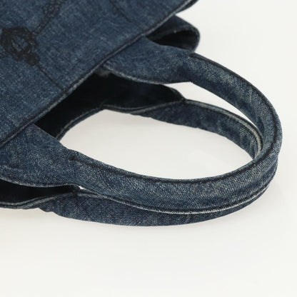 Prada Canapa Tote Denim, BLUE, CANVAS, Tote bag