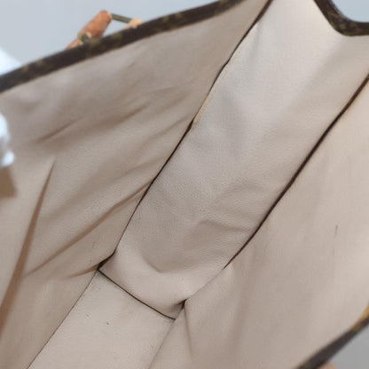 Louis Vuitton Sac Plat Bag Monogram Canvas, BROWN, CANVAS, Handbag