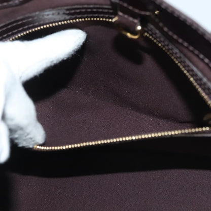 Louis Vuitton Wilshire Handbag Monogram Vernis, PURPLE, PATENT_LEATHER, Handbag