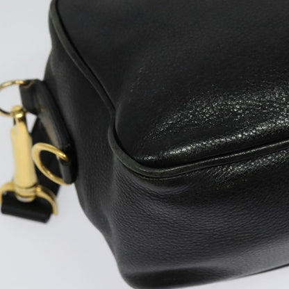 Burberry Shoulder Bag Leather, BLACK, LEATHER, Shoulder bag