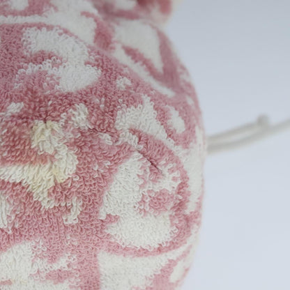 Christian Dior Vintage Trotter Pouch Pile, PINK, COTTON, Clutche & pouche