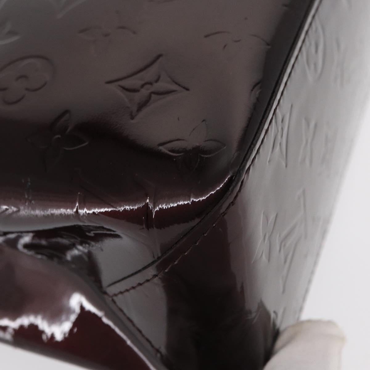Louis Vuitton Reade Handbag Monogram Vernis, BURGUNDY, PATENT_LEATHER, Handbag