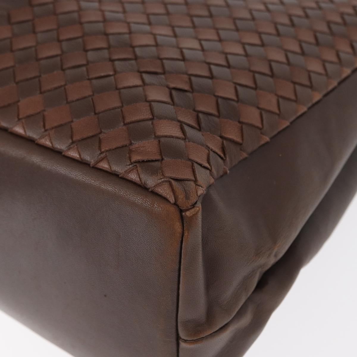 Bottega Veneta Tote Intrecciato Nappa, BROWN, LEATHER, Tote bag