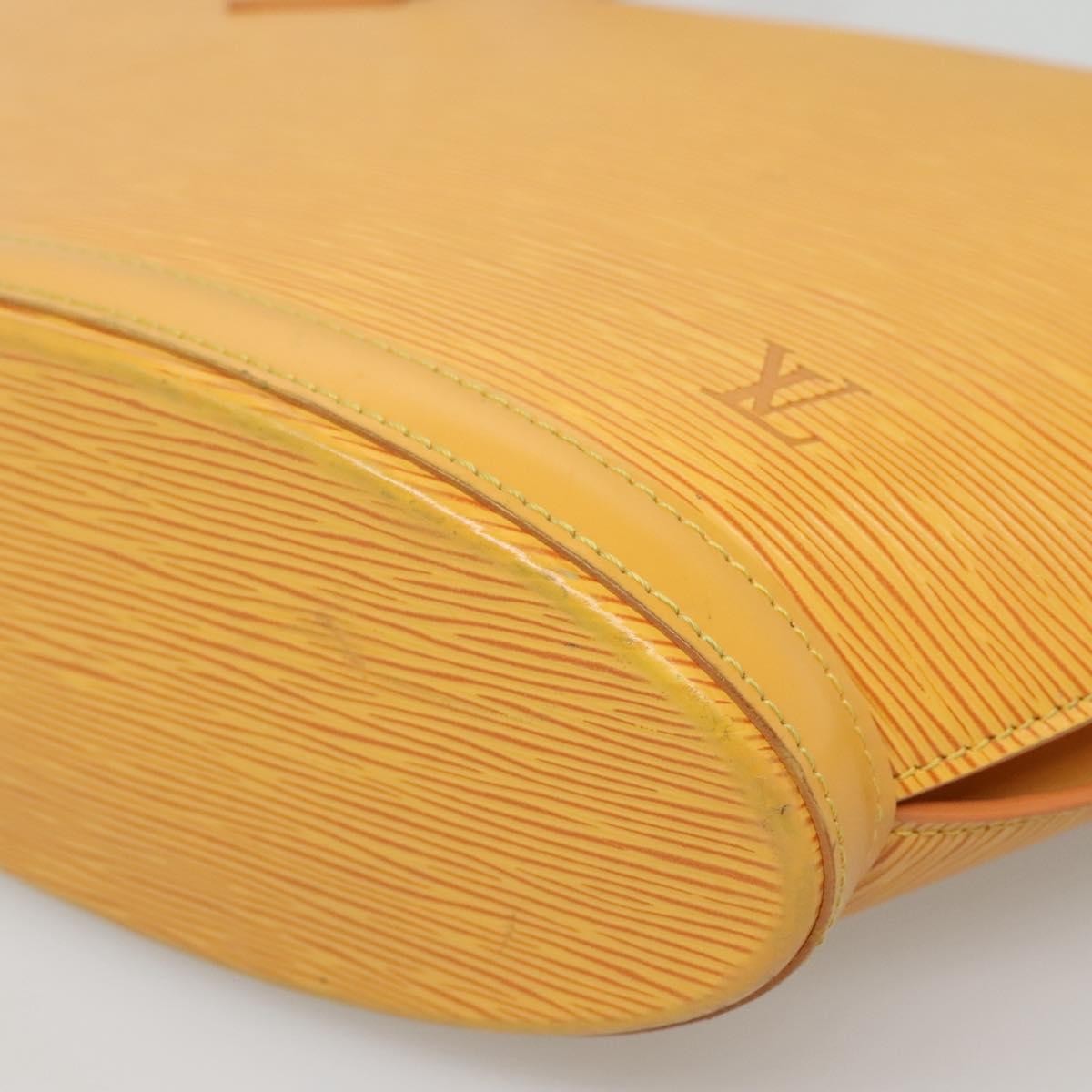 Louis Vuitton Saint Jacques Handbag Epi Leather, YELLOW, LEATHER, Handbag