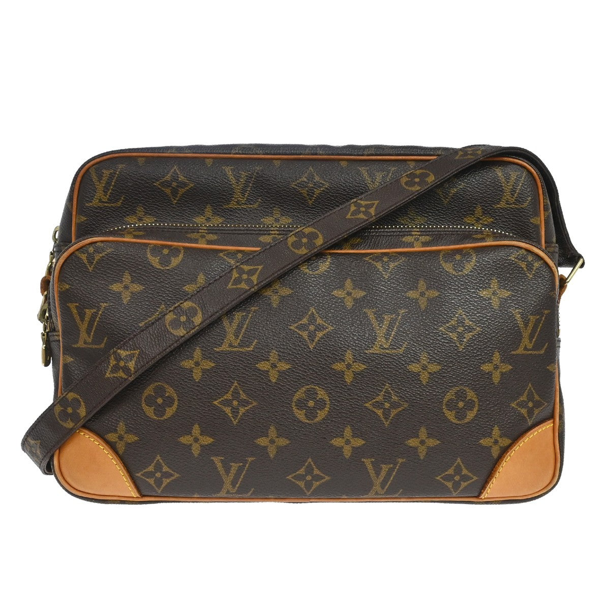 Louis Vuitton Nil Messenger Bag Monogram Canvas, Brown, Canvas, Shoulder Bag