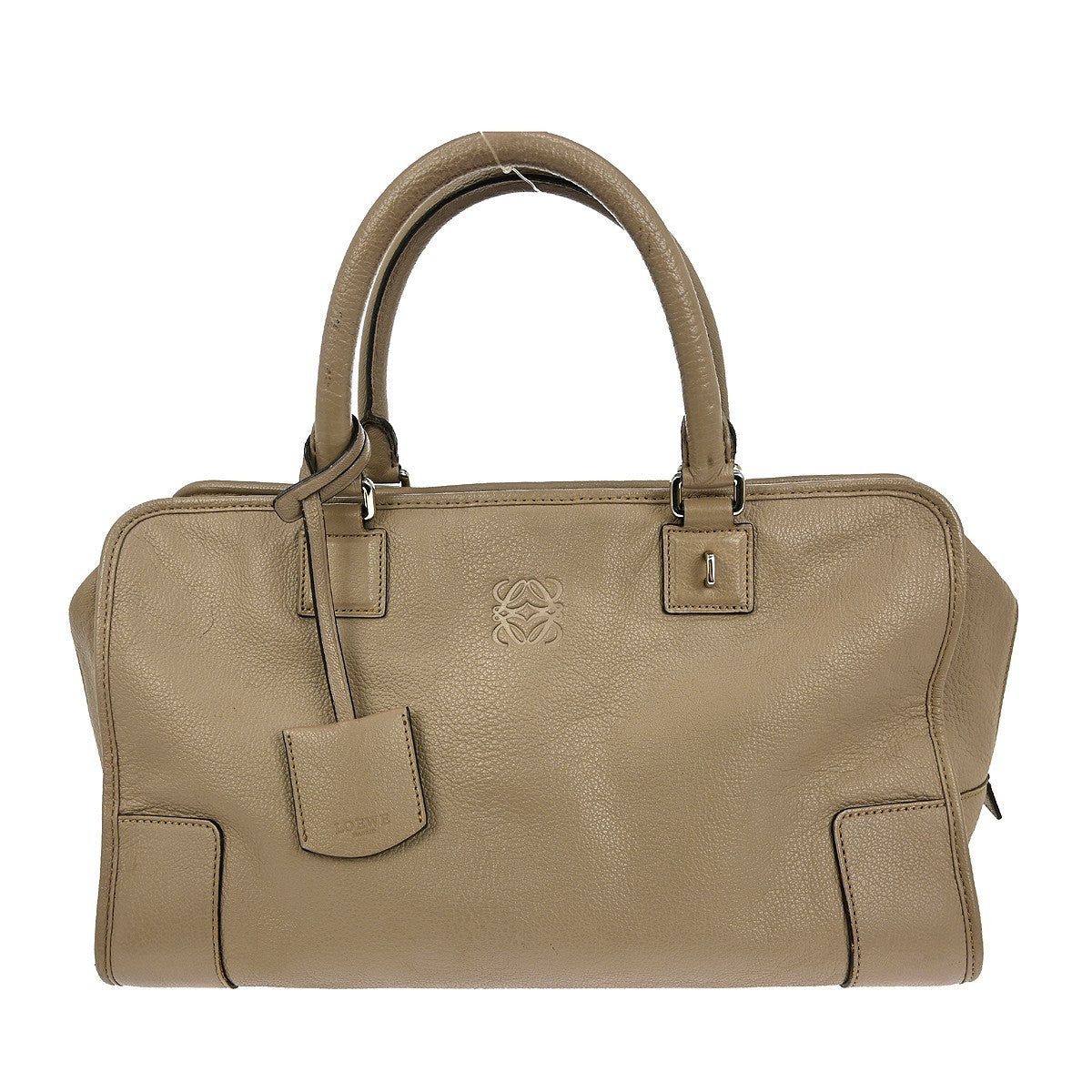 Loewe Amazona NM Bag Leather, BEIGE, LEATHER, Handbag