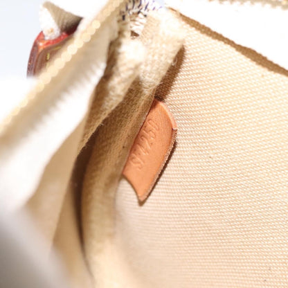 Louis Vuitton Pochette Accessoires Damier, WHITE, CANVAS, Clutche & pouche