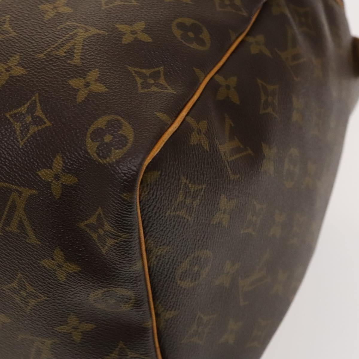 Louis Vuitton Keepall Bag Monogram Canvas, BROWN, CANVAS, Travel bag