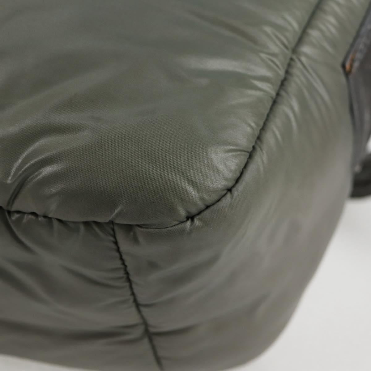 Chanel Coco Cocoon Messenger Bag Quilted Nylon, KHAKI, NYLON, Crossbody bag