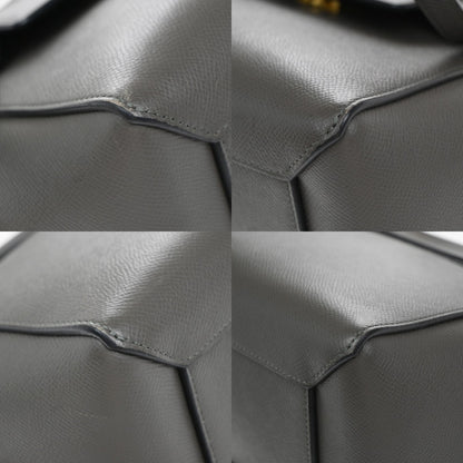 Celine Belt Bag Textured Leather, GRAY, LEATHER, Shoulder bag