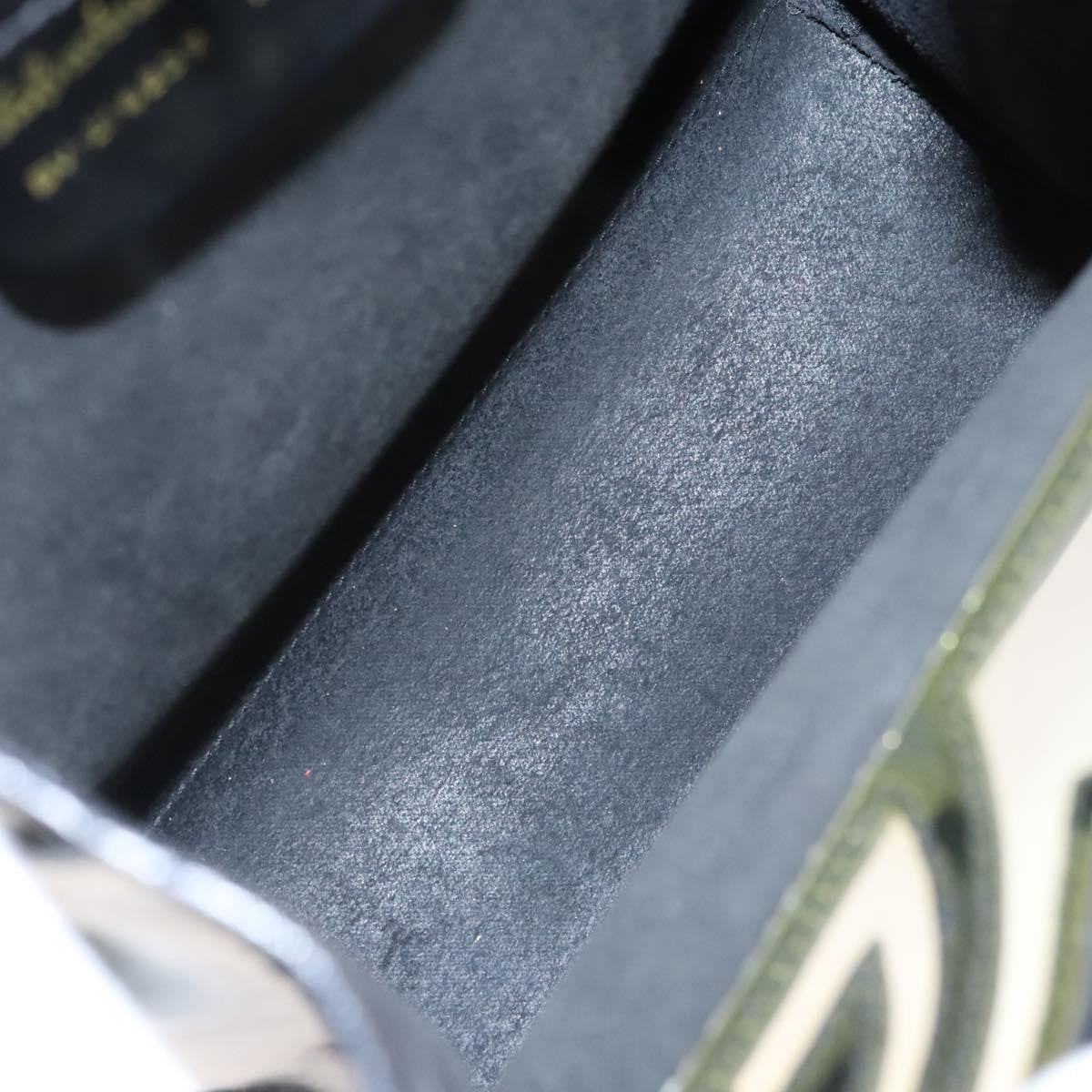 Salvatore Ferragamo Shopper Tote Patent Leather, BLACK, PATENT_LEATHER, Tote bag