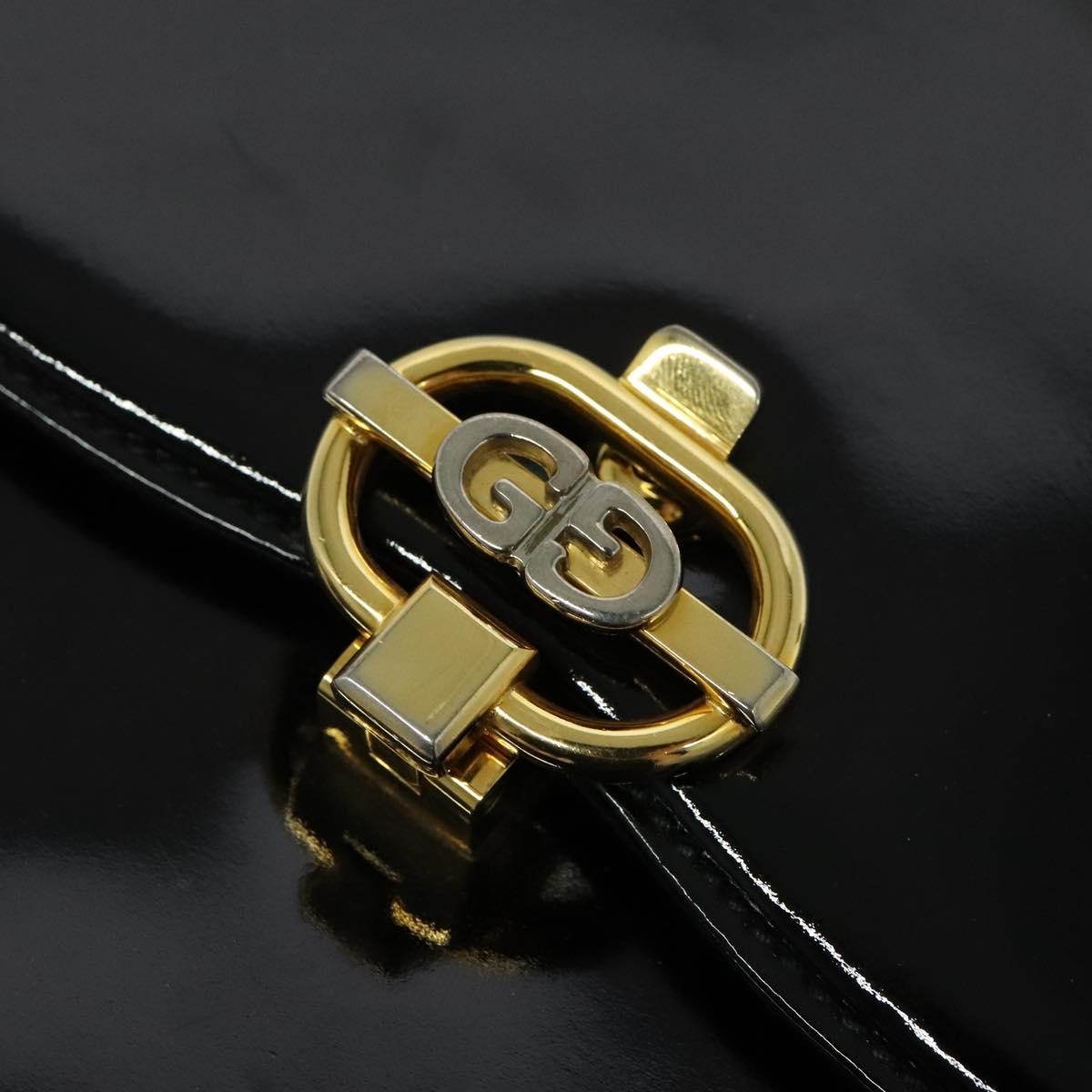 Gucci Vintage Shoulder Bag Patent leather, BLACK, PATENT_LEATHER, Shoulder bag