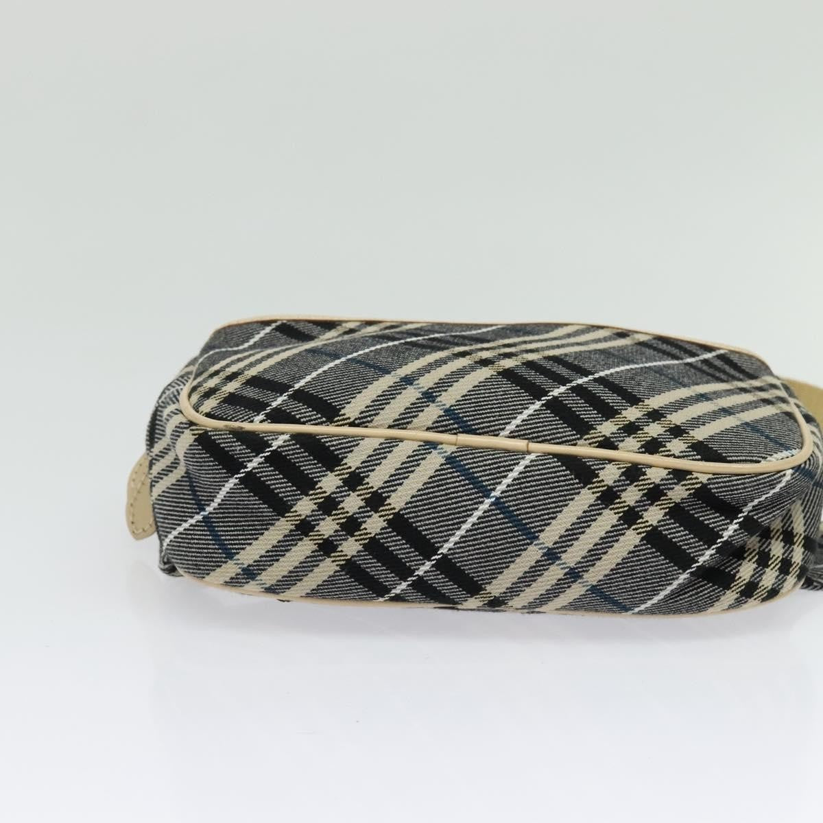 Burberry Waist Bag Vintage Check Canvas, BLUE, CANVAS, Shoulder bag