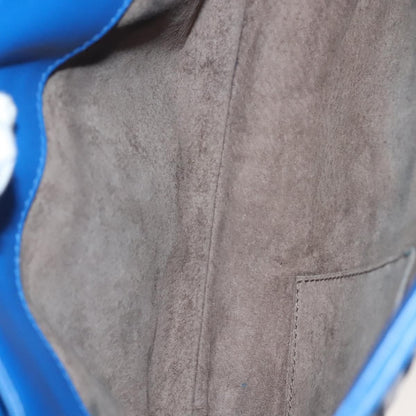 Bottega Veneta Olimpia Shoulder Bag Intrecciato Nappa, BLUE, LEATHER, Shoulder bag