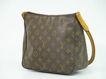 Louis Vuitton Looping Handbag Monogram Canvas, BROWN, CANVAS, Shoulder bag