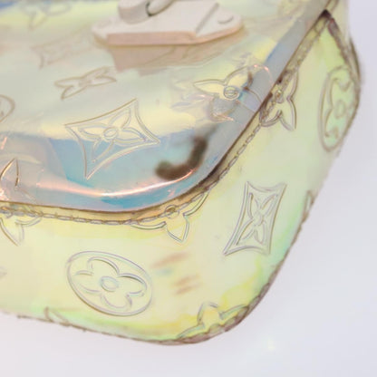 Louis Vuitton Pochette Volga Limited Edition Monogram Prism PVC, SILVER, PVC, Clutche & pouche