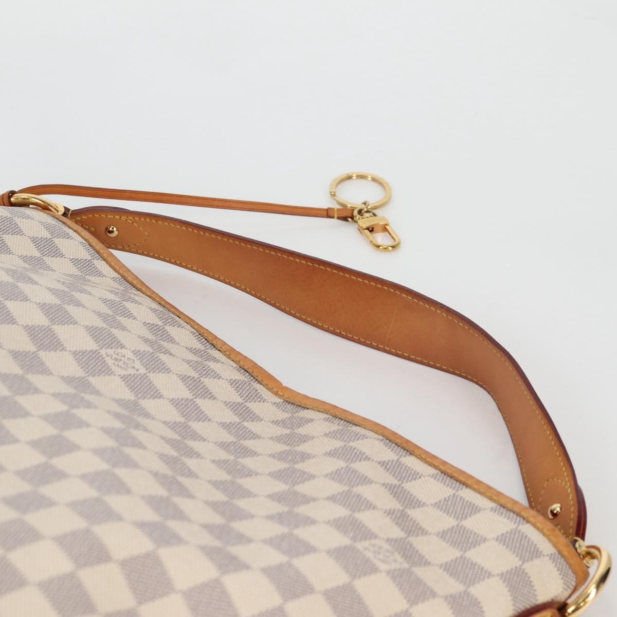 Louis Vuitton Delightful NM Handbag Damier, WHITE, CANVAS, Handbag