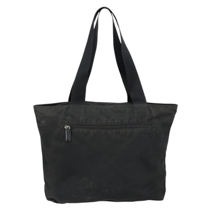 Prada Vintage Zip Tote Tessuto, BLACK, NYLON, Tote bag