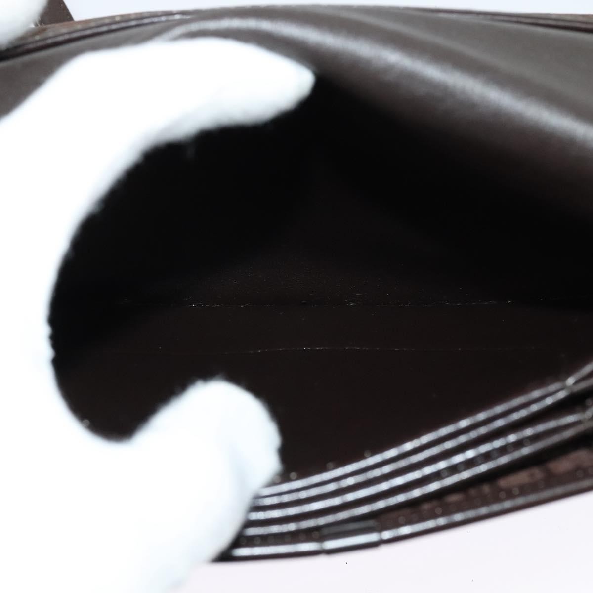 Christian Dior Vintage Trotter Flap Shoulder Bag Canvas, BROWN, CANVAS, Shoulder bag