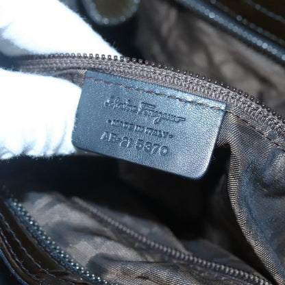 Salvatore Ferragamo Marisa Satchel Patent leather, BROWN, PATENT_LEATHER, Tote bag