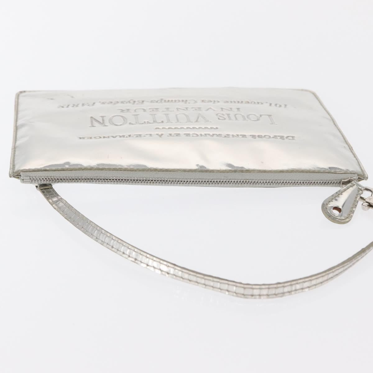 Louis Vuitton Pochette Clutch Monogram Miroir PVC, SILVER, PVC, Clutche & pouche