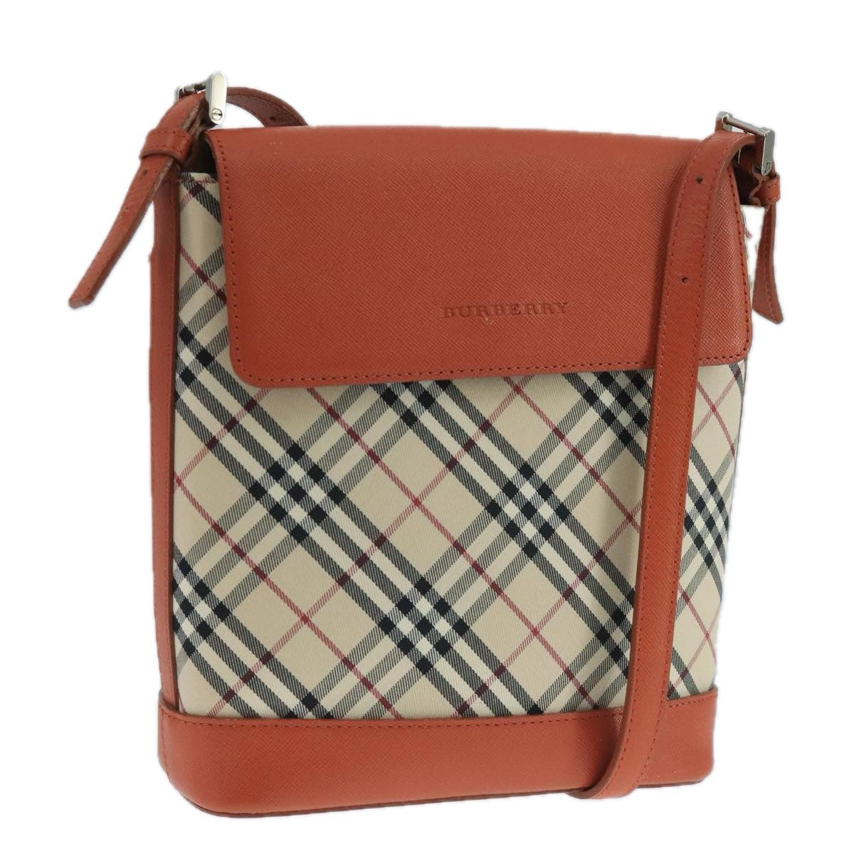 Burberry Nova check Shoulder bag Canvas, BEIGE, CANVAS, Shoulder bag