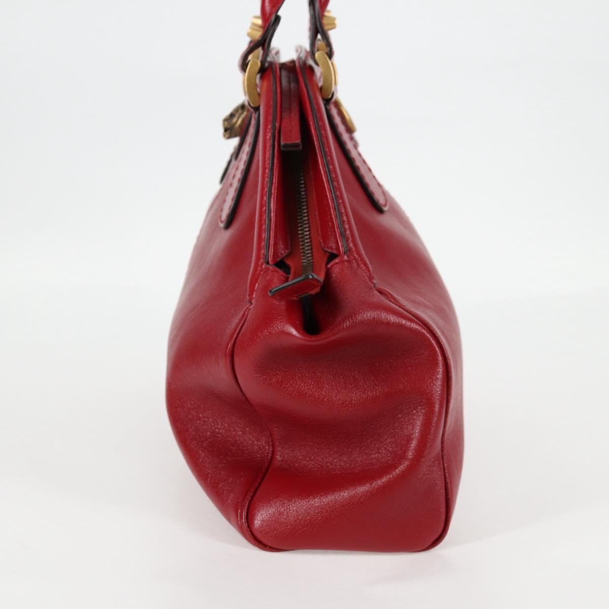 Gucci Rebelle leather red leather, RED, LEATHER, Handbag