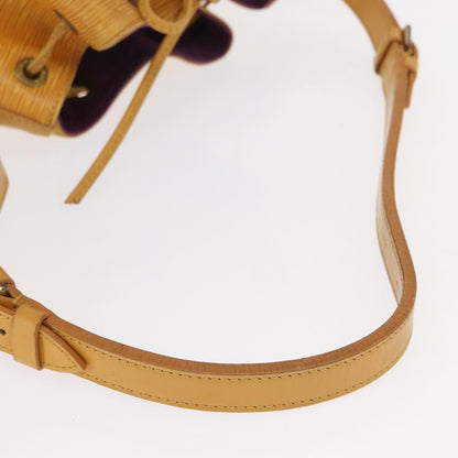 Louis Vuitton Petit Noe Handbag Epi Leather, YELLOW, LEATHER, Shoulder bag