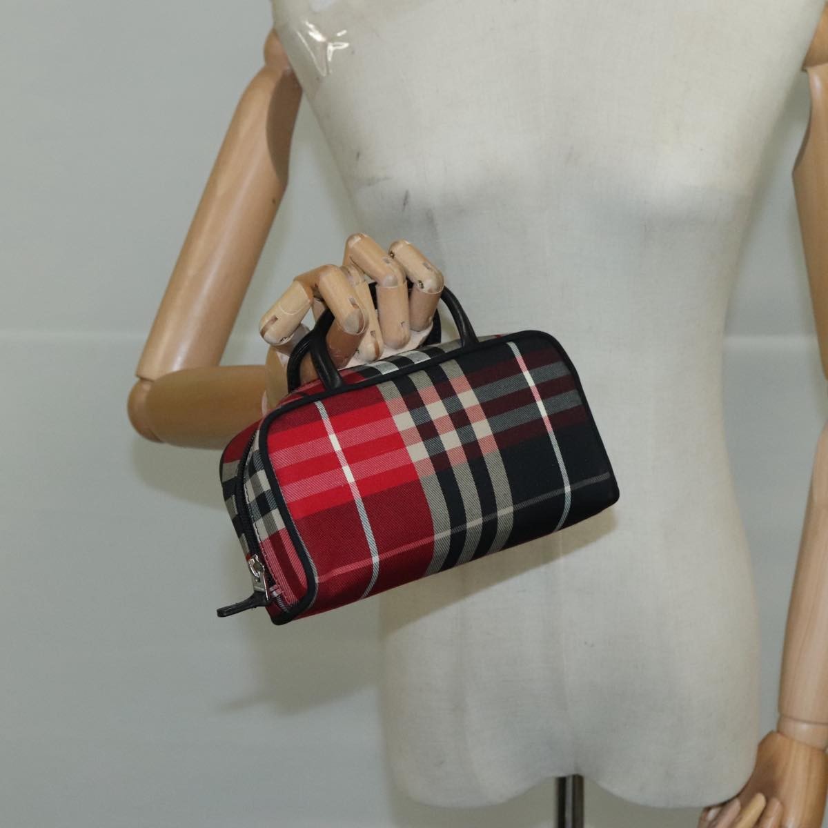 Burberry Nova Handbag Check Pattern, MULTICOLOUR, CANVAS, Handbag