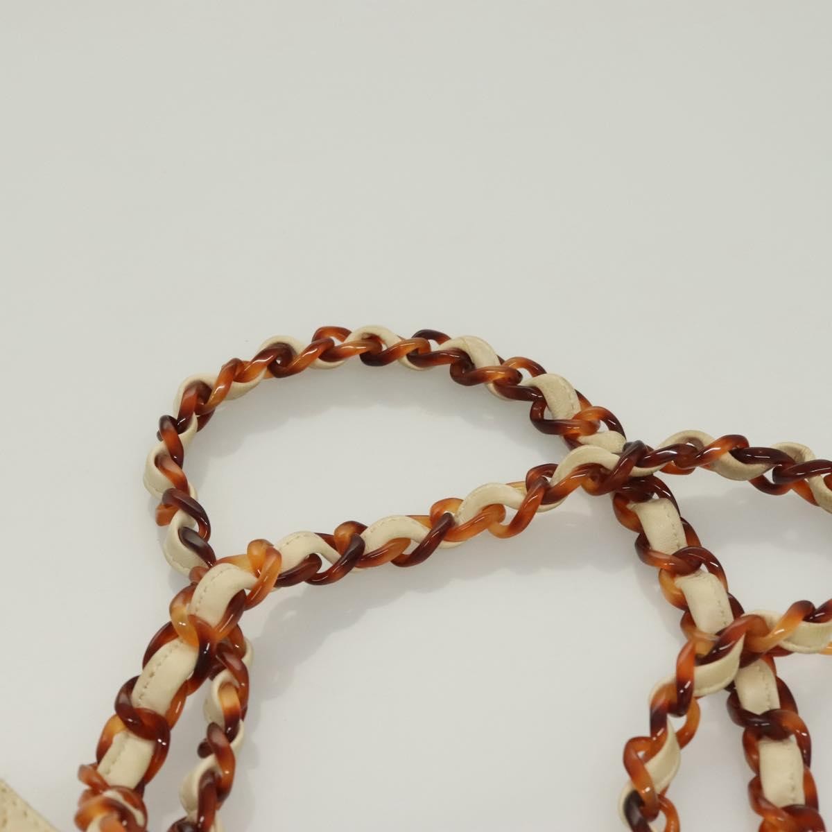 Chanel Vintage CC Front Pocket Tote Quilted Leather, BEIGE, LEATHER, Tote bag