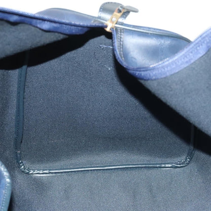 Christian Dior Vintage Trotter Boston Bag Canvas, NAVY, CANVAS, Travel bag