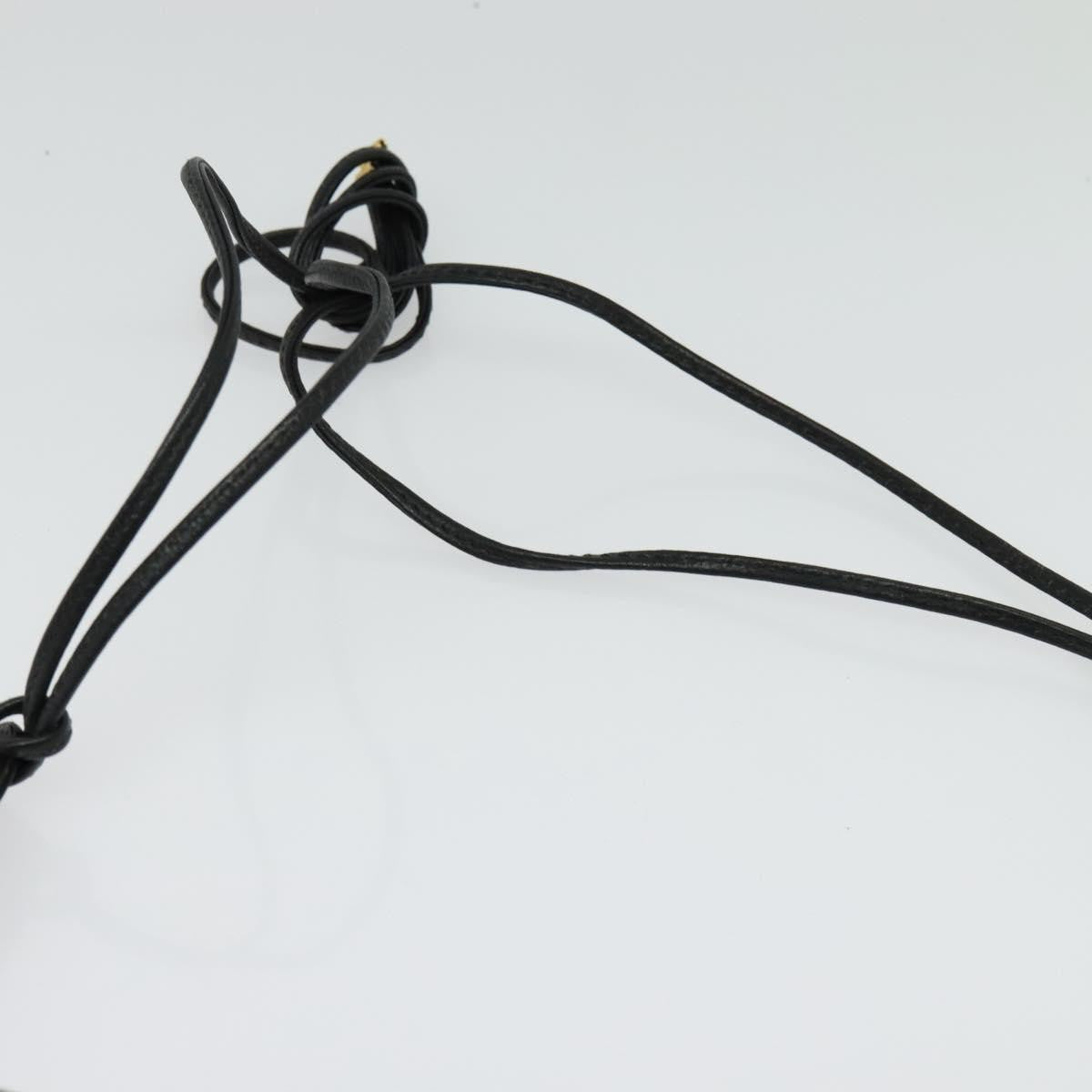 Hermes Pochette Green Waist Bag Leather, BLACK, LEATHER, Clutche & pouche