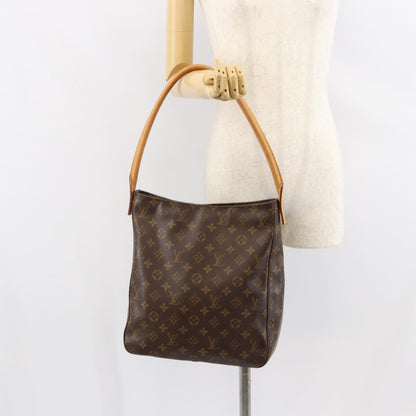 Louis Vuitton Looping Handbag Monogram Canvas, BROWN, CANVAS, Shoulder bag