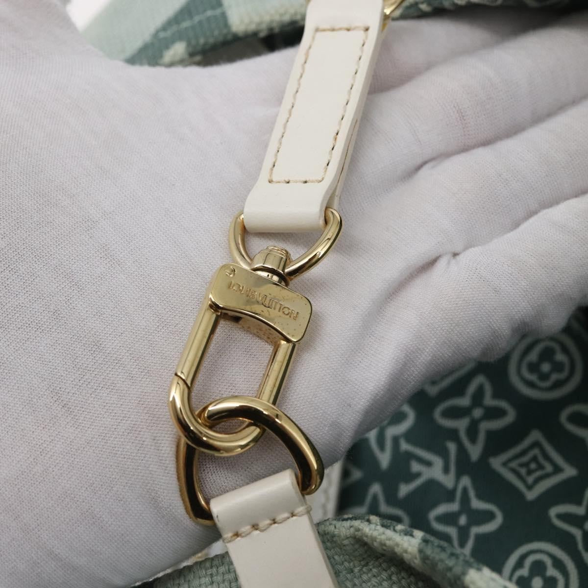 Louis Vuitton Tahitienne Cabas Canvas, GREEN, CANVAS, Tote bag