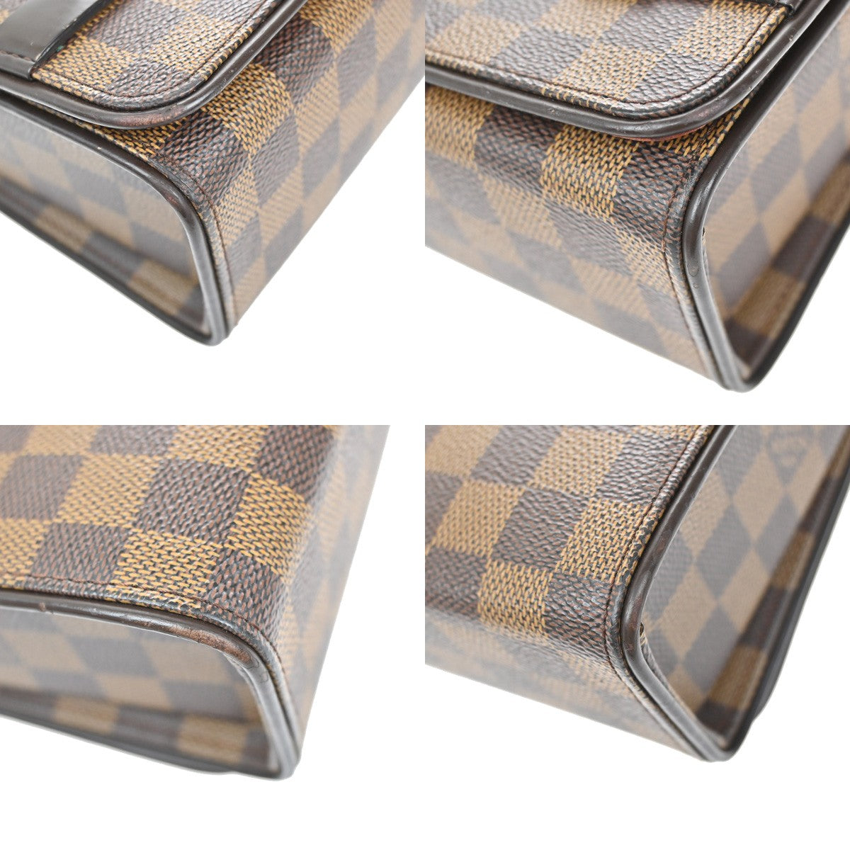 Louis Vuitton Tribeca Handbag Damier, BROWN, CANVAS, Shoulder bag