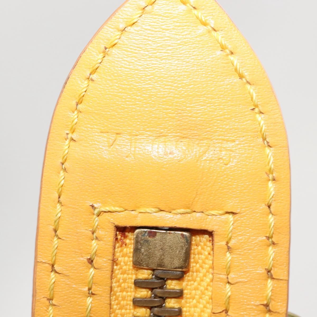 Louis Vuitton Saint Jacques Handbag Epi Leather, YELLOW, LEATHER, Handbag