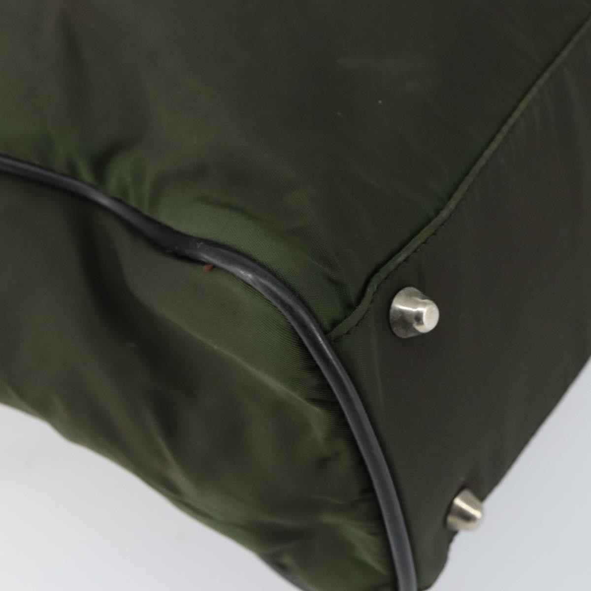 Prada Vintage Handbag Tessuto, KHAKI, NYLON, Handbag