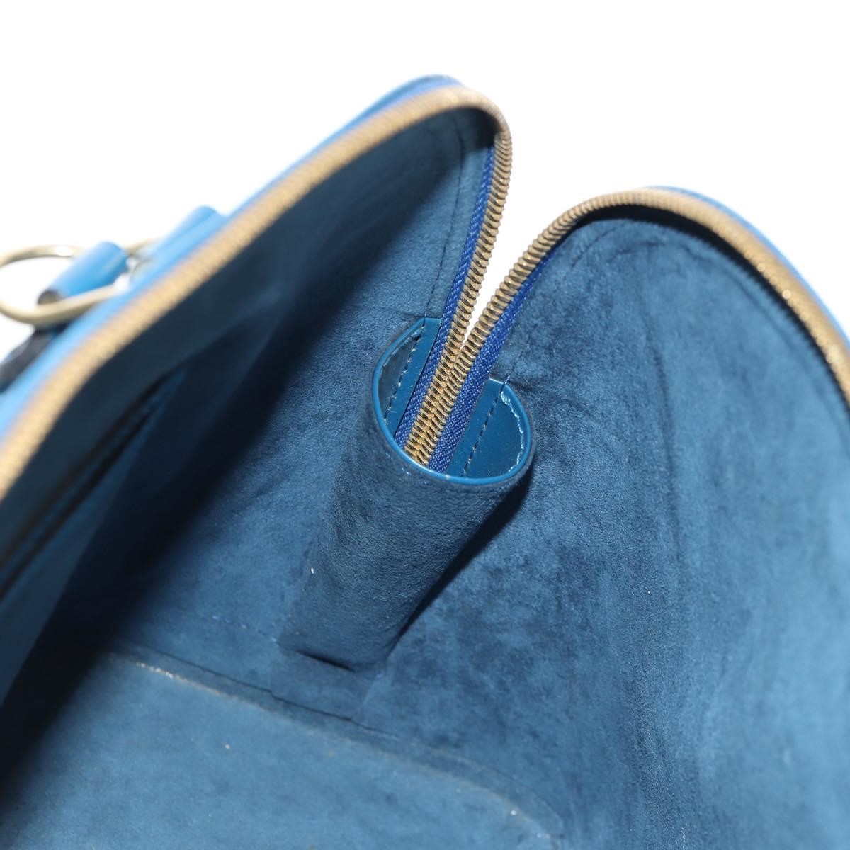 Louis Vuitton Alma Handbag Epi Leather, BLUE, LEATHER, Handbag