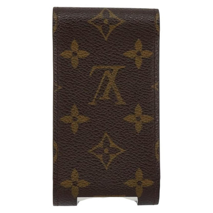 Louis Vuitton Etui Cigarette Case Monogram canvas, BROWN, CANVAS, Toiletry Case