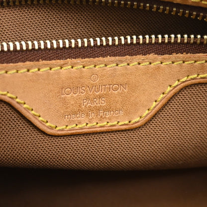 Louis Vuitton Trotteur Handbag Monogram Canvas, Brown, Canvas, Shoulder Bag