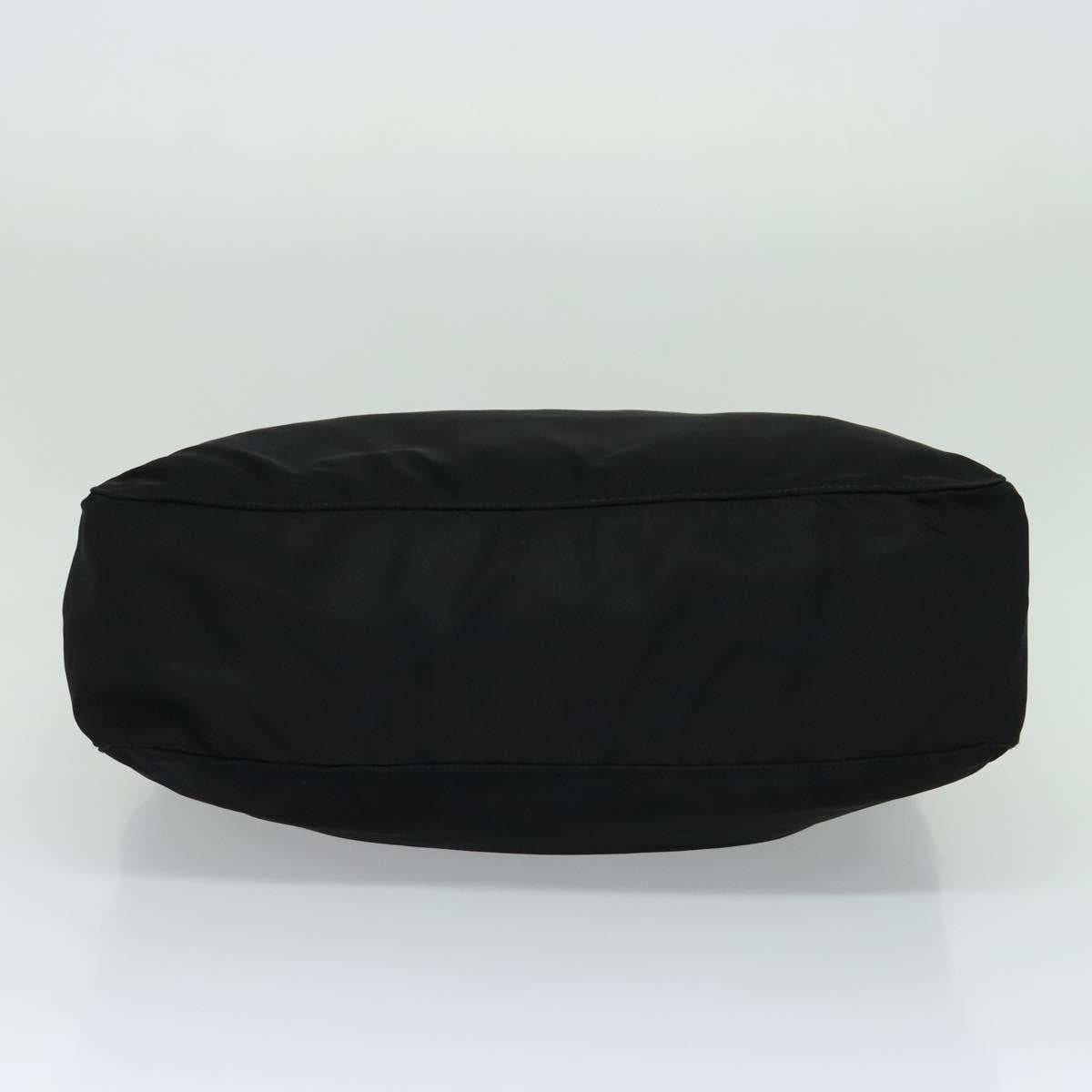 Prada Vintage Zip Handbag Tessuto, BLACK, NYLON, Handbag