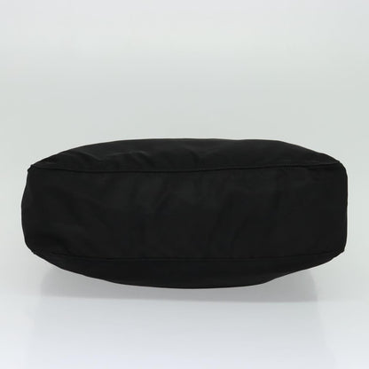 Prada Vintage Zip Handbag Tessuto, BLACK, NYLON, Handbag