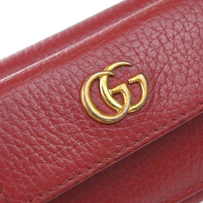 Gucci GG Marmont Wallet Leather, RED, LEATHER, Wallets