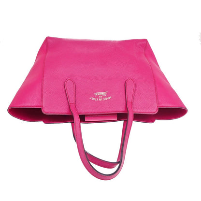 Gucci Swing Tote Leather, PINK, LEATHER, Tote bag