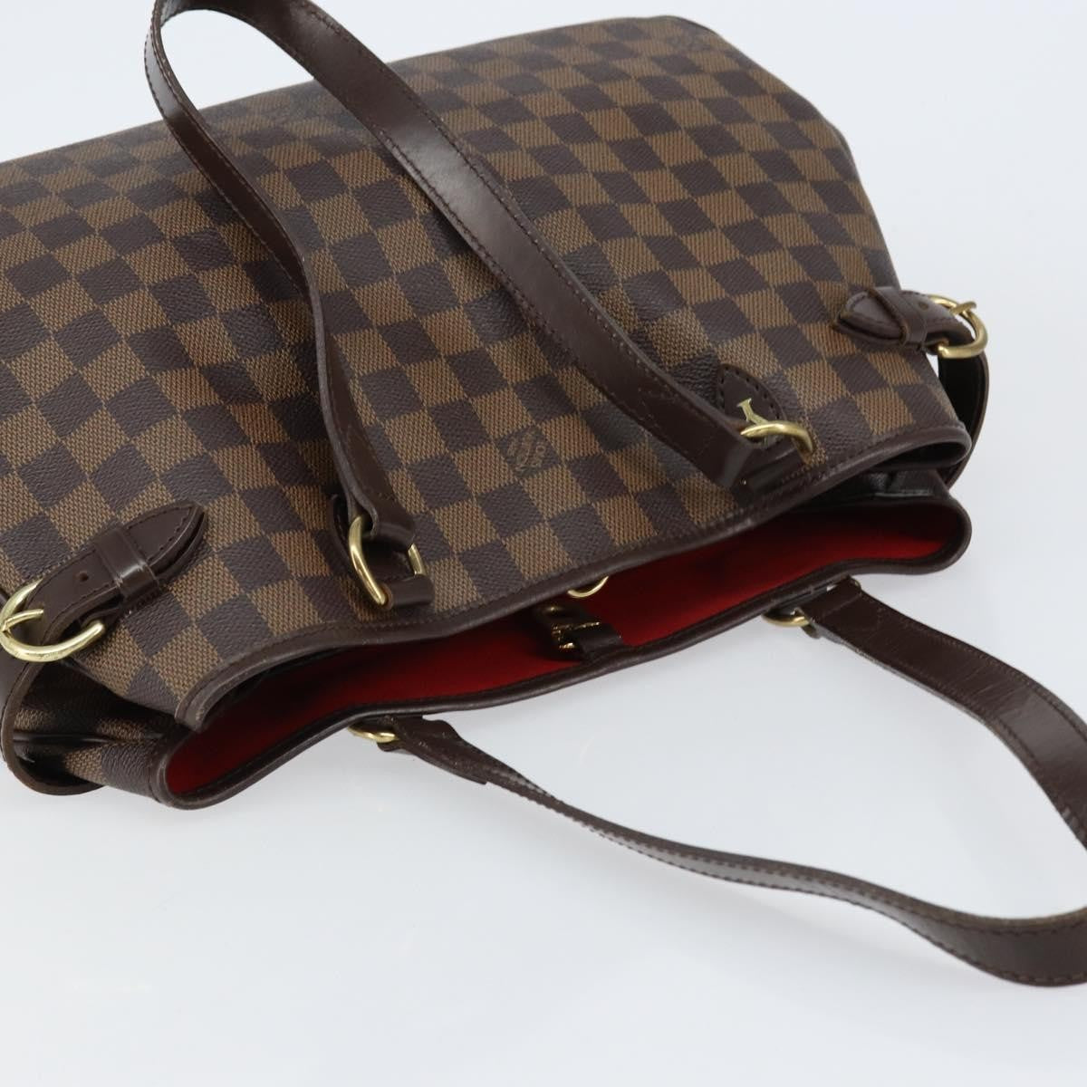 Louis Vuitton Batignolles Handbag Damier, BROWN, CANVAS, Tote bag