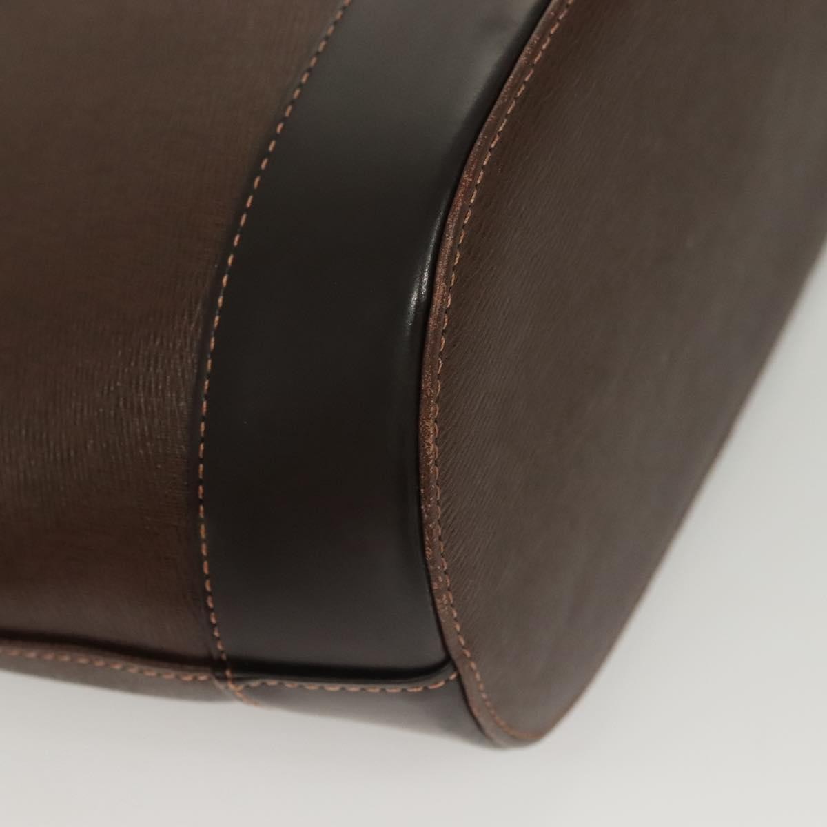 Burberry Handle Tote Leather, BROWN, LEATHER, Tote bag