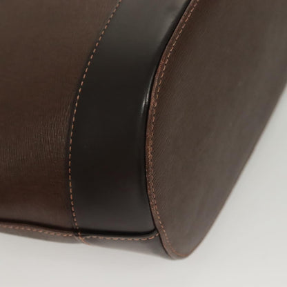 Burberry Handle Tote Leather, BROWN, LEATHER, Tote bag