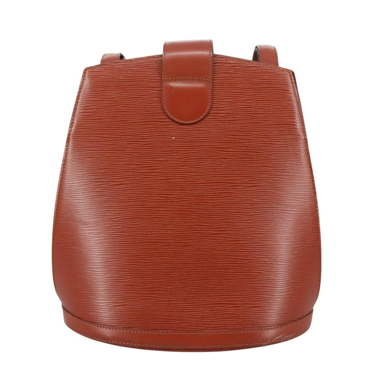 Louis Vuitton Cluny Shoulder Bag Epi Leather, BROWN, LEATHER, Shoulder bag