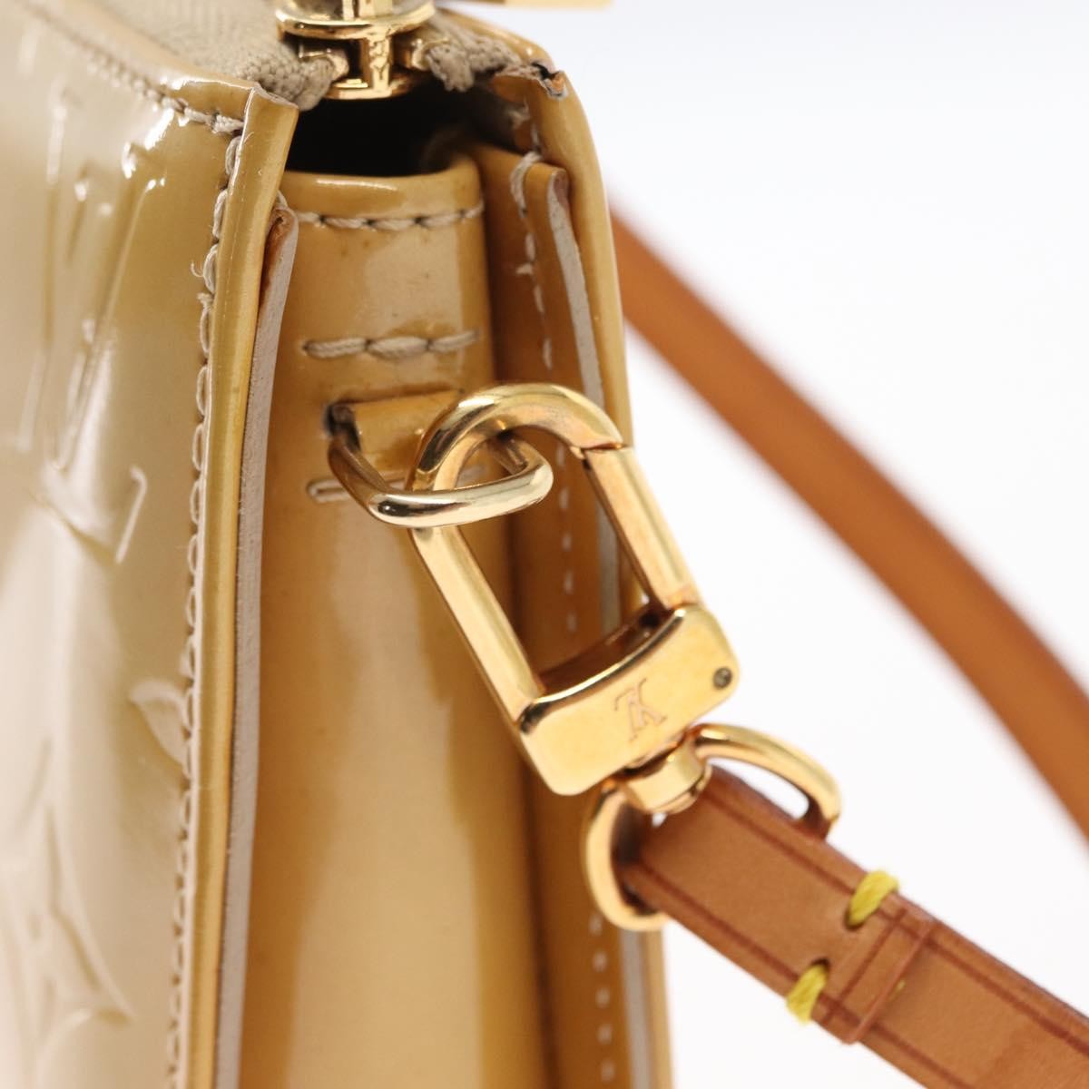 Louis Vuitton Lexington Pochette Monogram Vernis, BEIGE, PATENT_LEATHER, Clutche & pouche