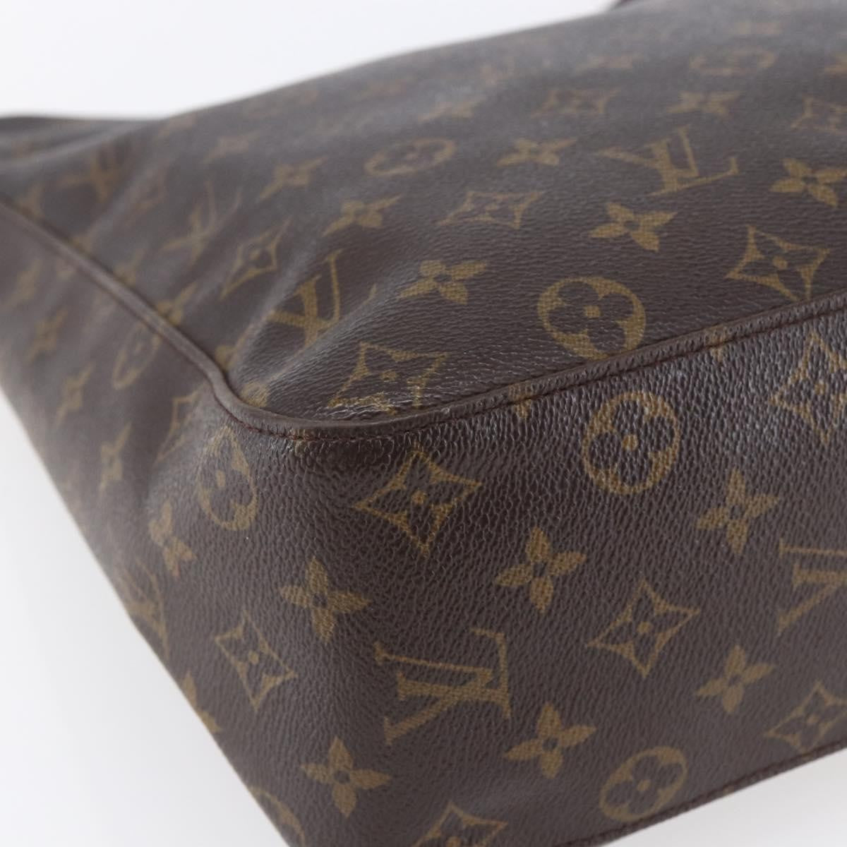Louis Vuitton Looping Handbag Monogram Canvas, BROWN, CANVAS, Shoulder bag